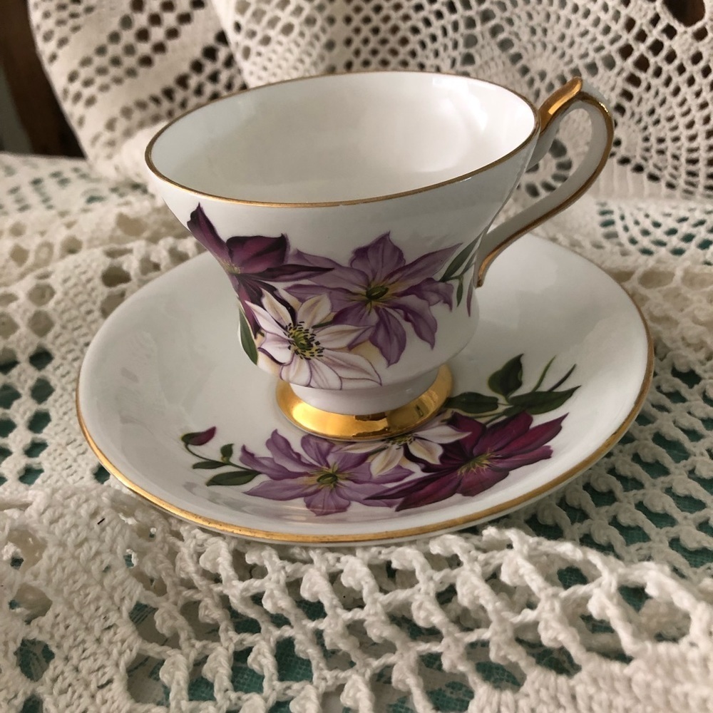 Leller Fine China Teacup Vintage